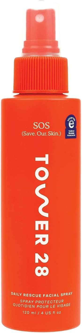 πΏ Tower 28 SOS Daily Rescue Facial Spray β Skin-Calming, Redness-Reducing Mist for a Clearer Complexion
