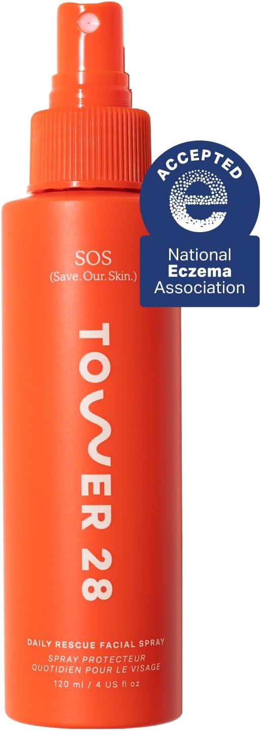 πΏ Tower 28 SOS Daily Rescue Facial Spray β Skin-Calming, Redness-Reducing Mist for a Clearer Complexion