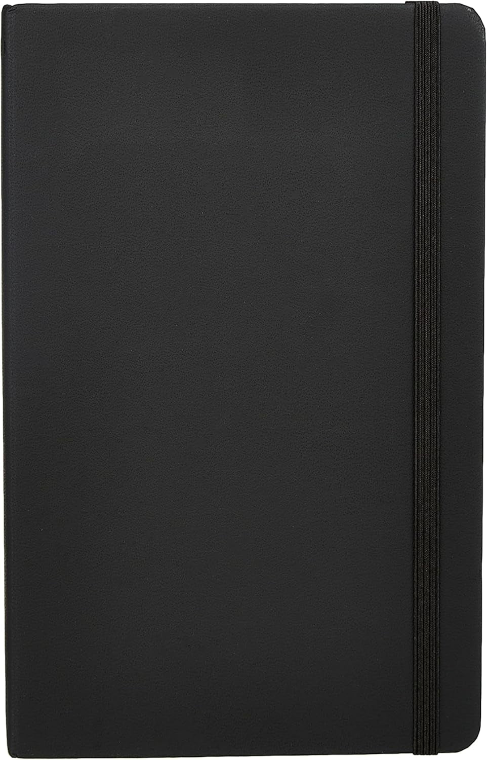 Amazon Basics Classic Grid Notebook, Graph Ruled, 240 Pages, Black, Hardcover, 5 X 8.25-Inch