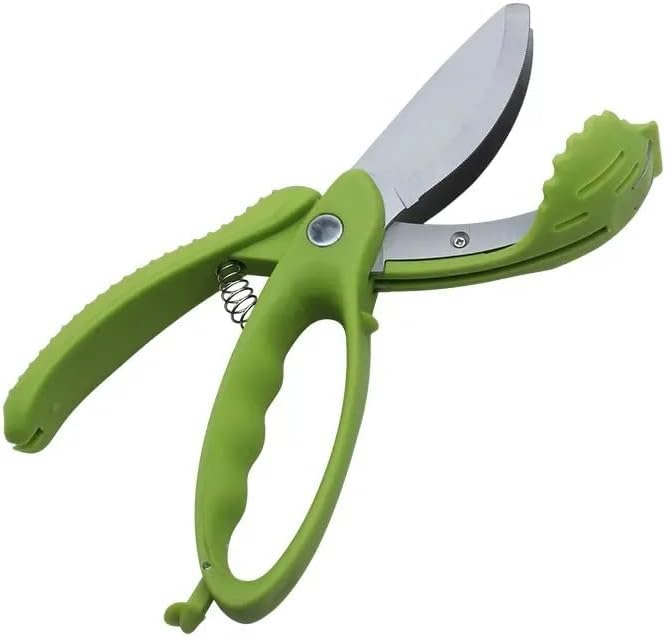 New and Improved Salad Scissors for Chopping Tossing Cutting Vegetable Cutter Chopper Food Heavy Duty Veggie Slicer Chopped Kitchen Tools Gadgets Scissor Toss Vegetables Fruits Shears Leafy Greens