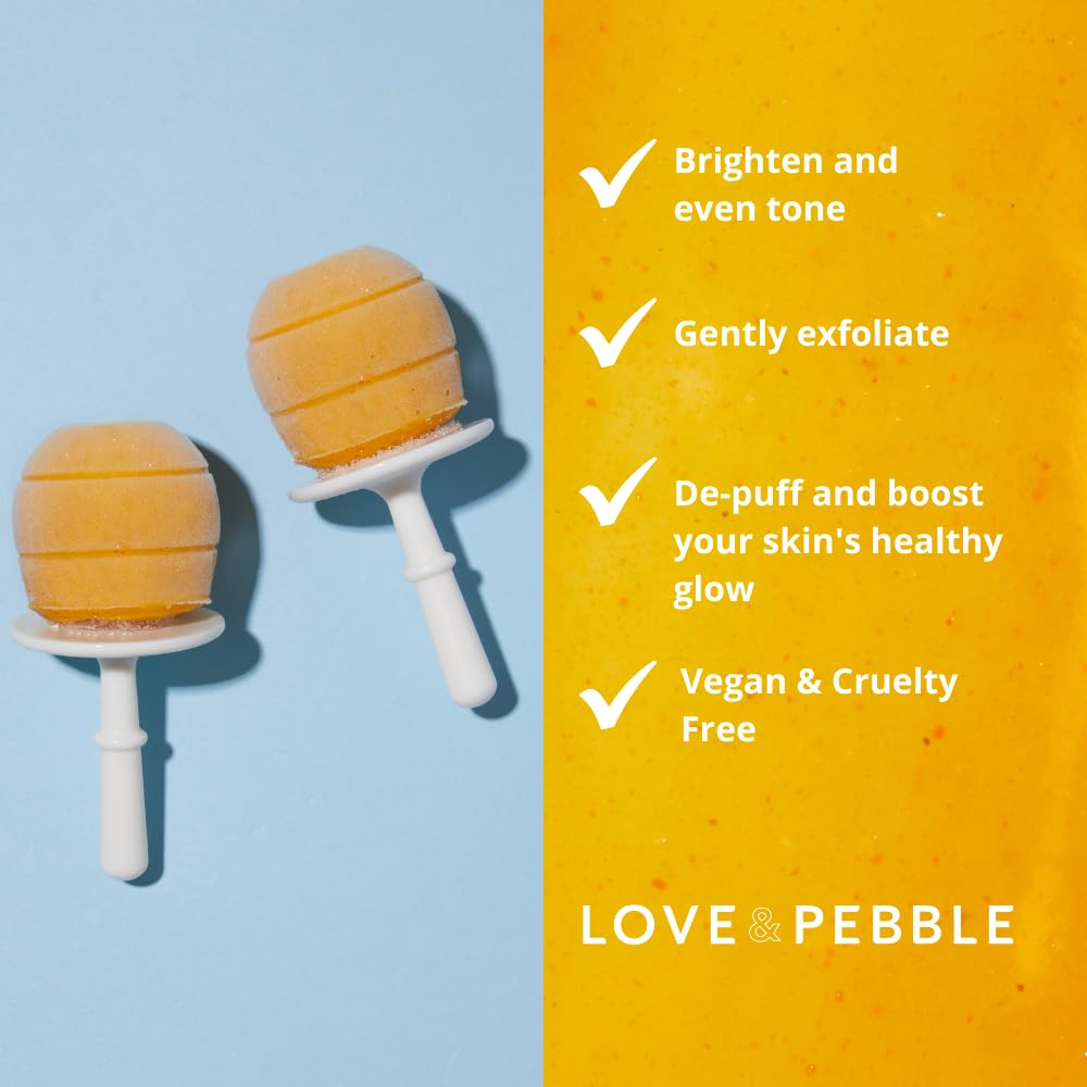 🧊 Love & Pebble Beauty Pops – Cryo Facial Mask for Instant Glow & Skin Vitality