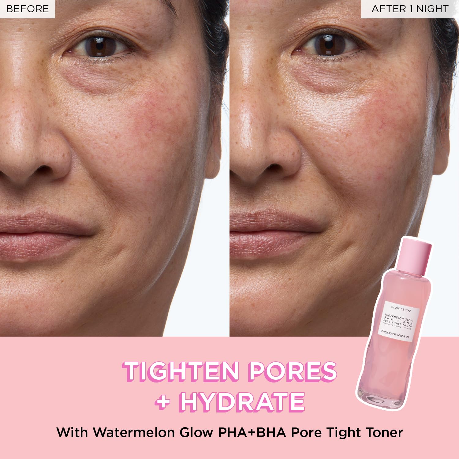 Glow Recipe PHA + BHA Toner – Pore-Tightening, Hydrating & Gentle Exfoliation for Radiant Skin