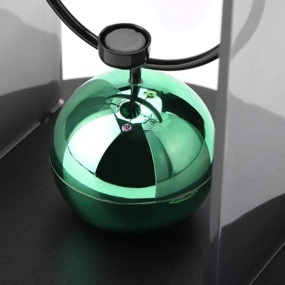 Perpetual Motion Machine, Electronic Swinging Model, Art Craft Decoration Perpetual Motion Swing Balance Balls Office Desk Science Ornament Home Decor Gift(No Batteries Included)