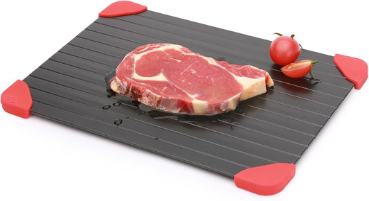 Defrosting Tray for Frozen Meat, Miraculous Rapid Natural Heating Defroster Board, Medium Size Thawing Plate Kitchen Mat